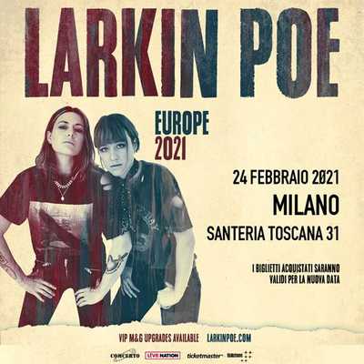 Larkin Poe rinvio