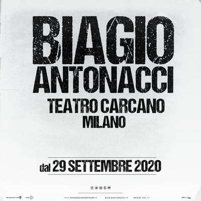 Biagio Antonacci Carcano Milano