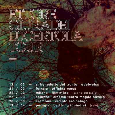 eTTORE gIURADEI lucertola tour 2020