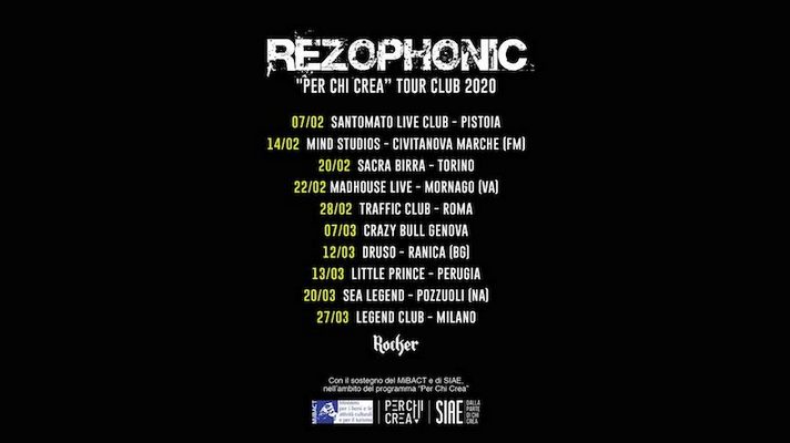 Rezophonic date tour