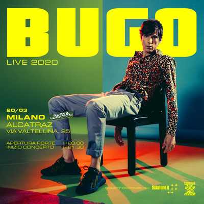 Bugo Nuova location Milano 2020