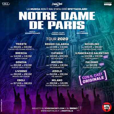 Notre Dame De Paris Nuove Date Febbraio 2020e