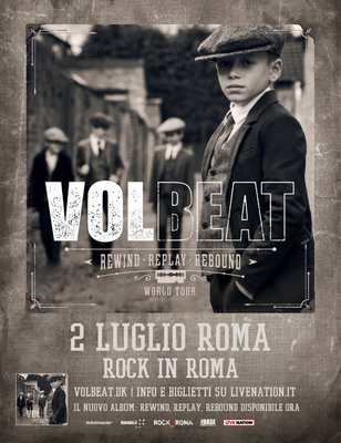 volbeat 2020 rock in roma