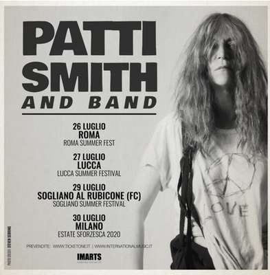Patti smith Milano