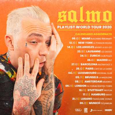Salmo Playlist World Tour rimandato