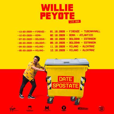 Willie Peyote date 2020 spostate