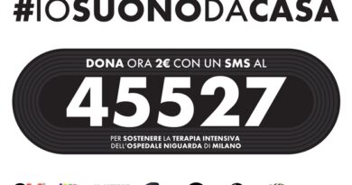 #iosuonodacasa Cartello donazioni