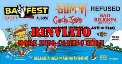 Bay Fest 2020 Rinviato