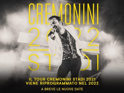 Cesare Cremonini Rinvio 2022