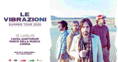 Le Vibrazioni summer Tour 2020