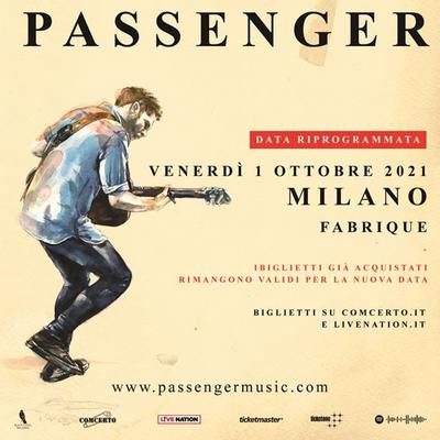 Passenger Live Ottobre 2021