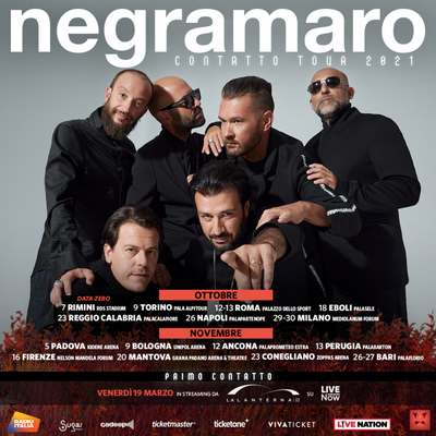 Negramaro tour 2021