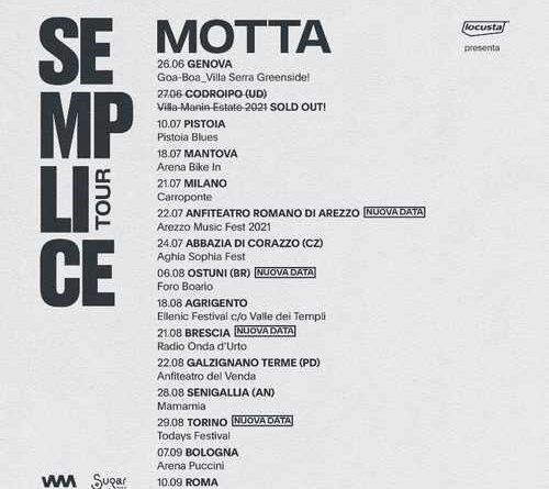 Motta Semplice tour aggiornamento