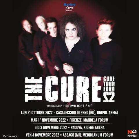 The Cure European tour 2022