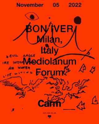 Bon Iver live Mediolanum Milano novembre 2022