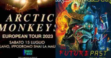 ARCTIC MONKEYS e IRON MAIDEN