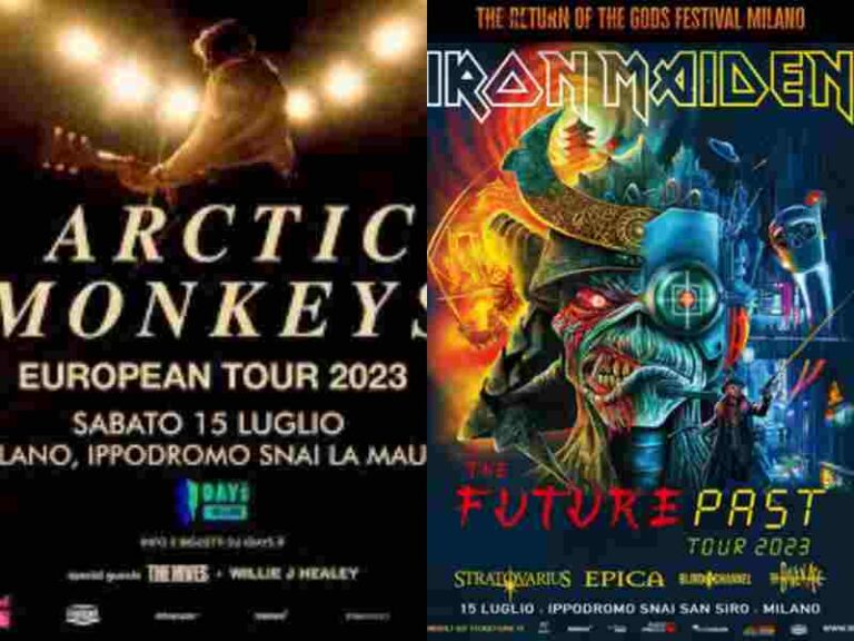 ARCTIC MONKEYS e IRON MAIDEN