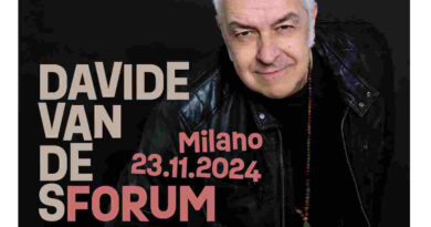 DAVIDE VAN DE SFROOS al Forum Milano