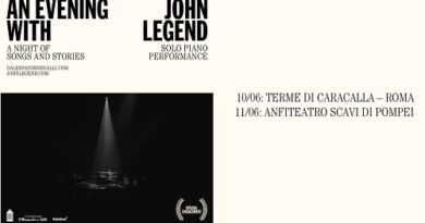 JOHN LEGEND due date italiane nel tour