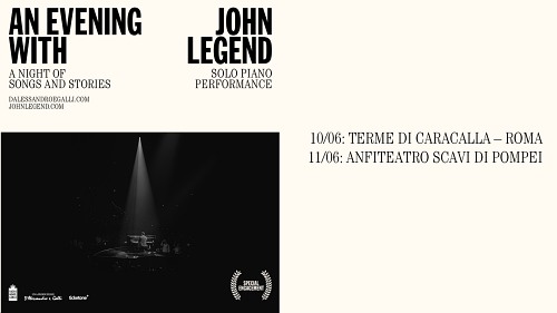JOHN LEGEND due date italiane nel tour