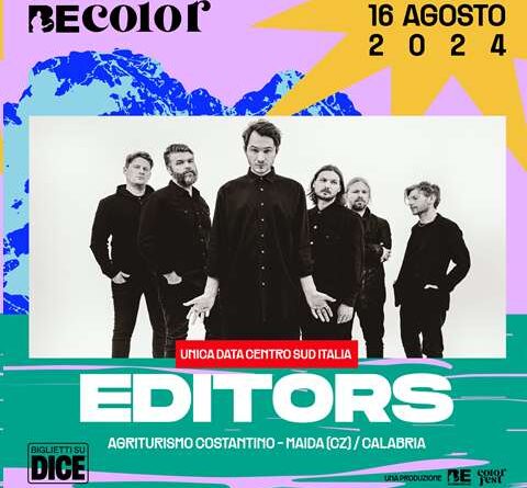 EDITORS arrivano a Maida