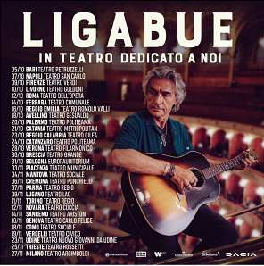 LUCIANO LIGABUE torna in teatro