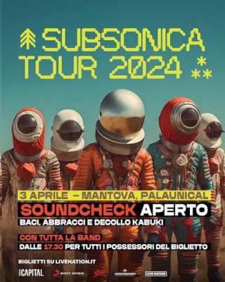 SUBSONICA soundcheck aperto