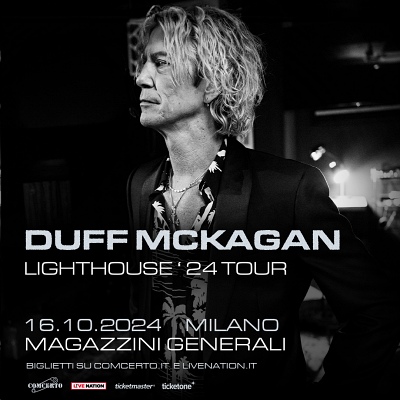 DUFF MCKAGAN: una data in Italia