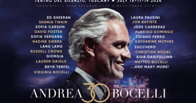 ANDREA BOCELLI: festeggia i 30 anni di carriera