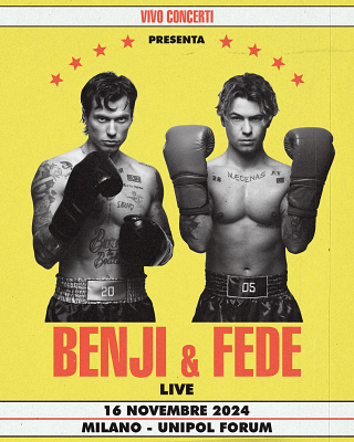 BENJI & FEDE: tornano live al Forum Milano
