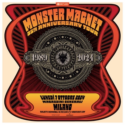 MONSTER MAGNET: live a Milano a ottobre