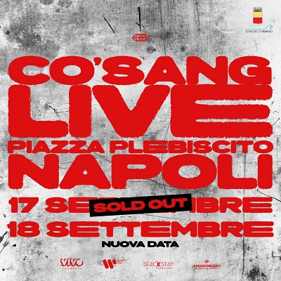 CO'SANG: raddoppio live a Napoli