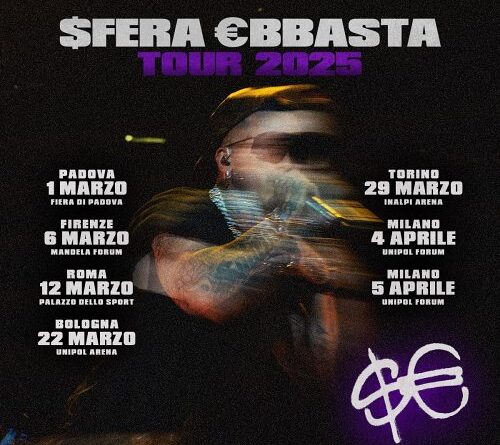SFERA EBBASTA torna nei palasport