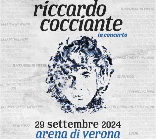 RICCARDO COCCIANTE: concerto Arena di Verona