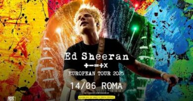 ED SHEERAN: live nel 2025 a Roma
