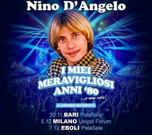 NINO D'ANGELO: i live nei palasport