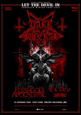 DARK FUNERAL: live in Italia