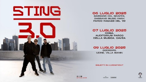 STING: torna live nell’estate 2025 tre date