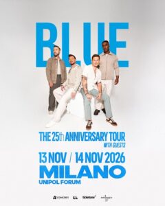 BLUE: tornano nel 2026 poster novembre 2026