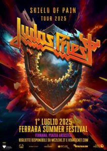 JUDAS PRIEST a luglio 2025 in Italia Ferrara summer Festival