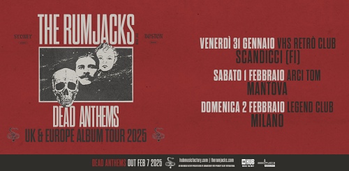 THE RUMJACKS: in Italia 2025 cover
