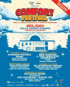 COMFORT FESTIVAL la line-up completa poster 2025