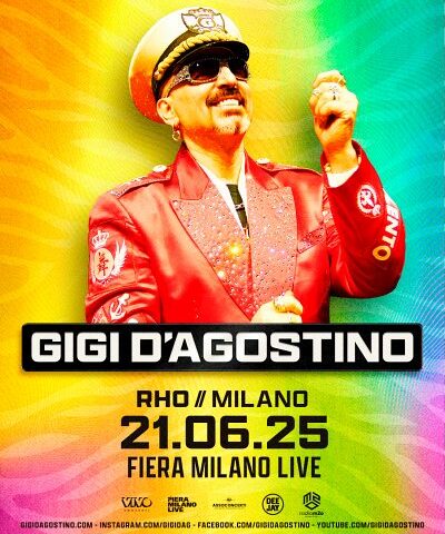 GIGI D’AGOSTINO Live a giugno 2025 a Milano