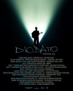 DIODATO i concerti dell’estate 2025