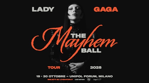 Lady Gaga live in Italia ottobre 2025 poster