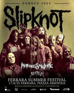 Slipknot live 2025 ferrara in apertura