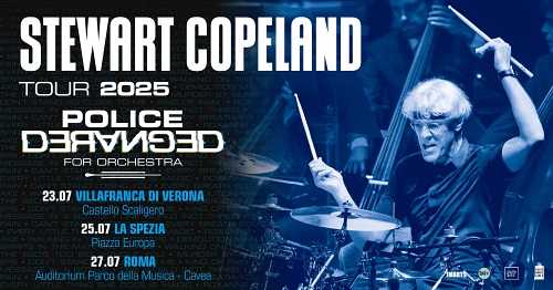 STEWART COPELAND: torna in Italia