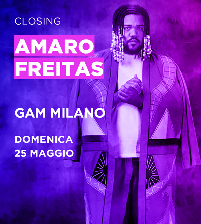 AMARO FREITAS Piano City Milano 2025 poster