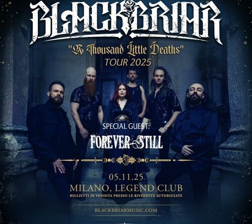 BLACKBRIAR una data a novembre a Milano poster