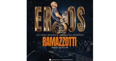 EROS RAMAZZOTTI: nel 2026 gli stadi italiani nel tour mondiale poster
